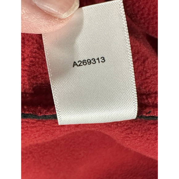 Susan Graver Weekender Super Soft Fleece Jacket Coat Black Red Overcoat / Medium - Picture 7 of 10